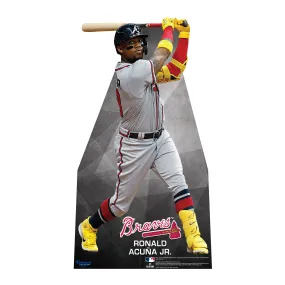 Atlanta Braves: Ronald Acuña Jr.   Mini   Cardstock Cutout  - Officially Licensed MLB    Stand Out