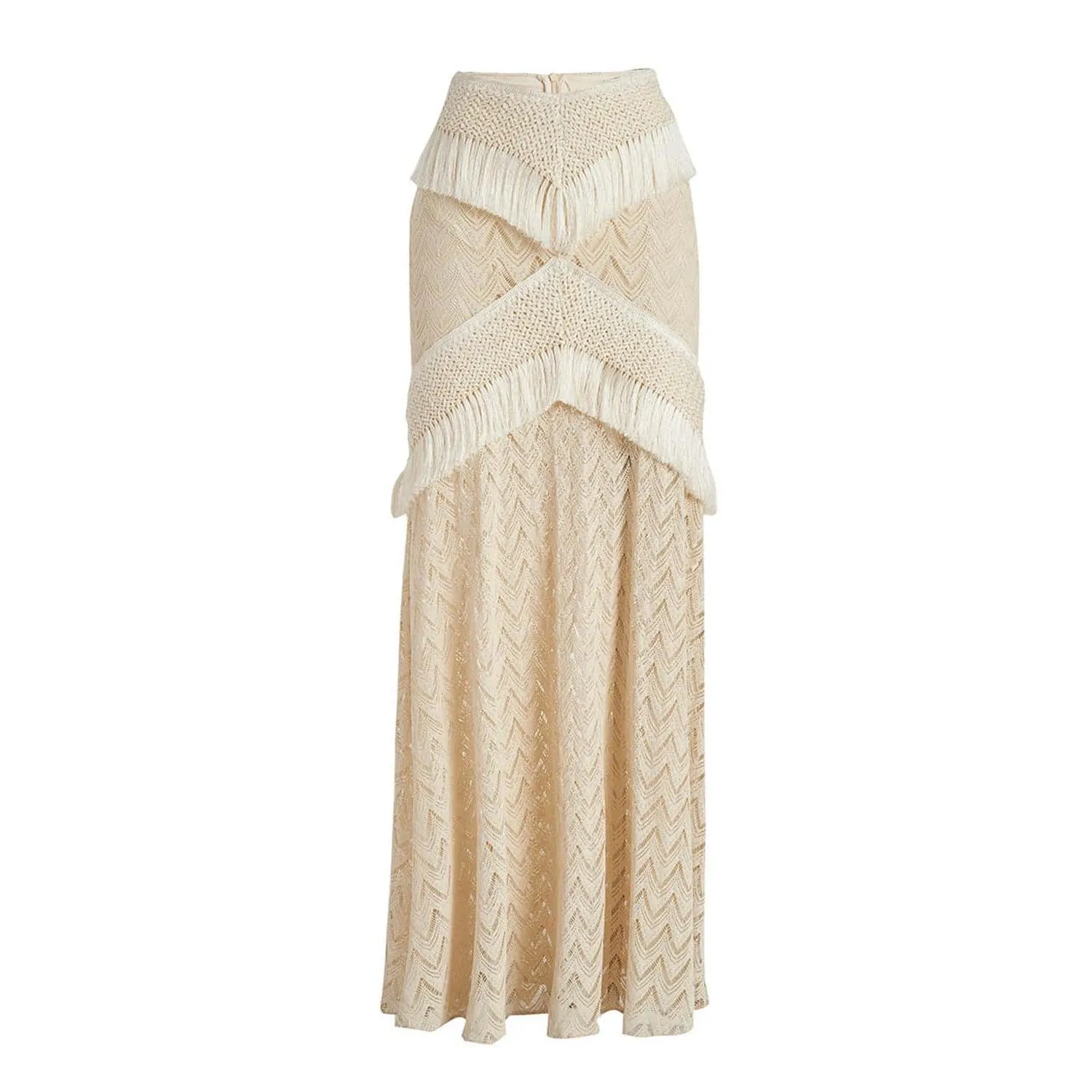 Beach Fringe Crop with Skirt