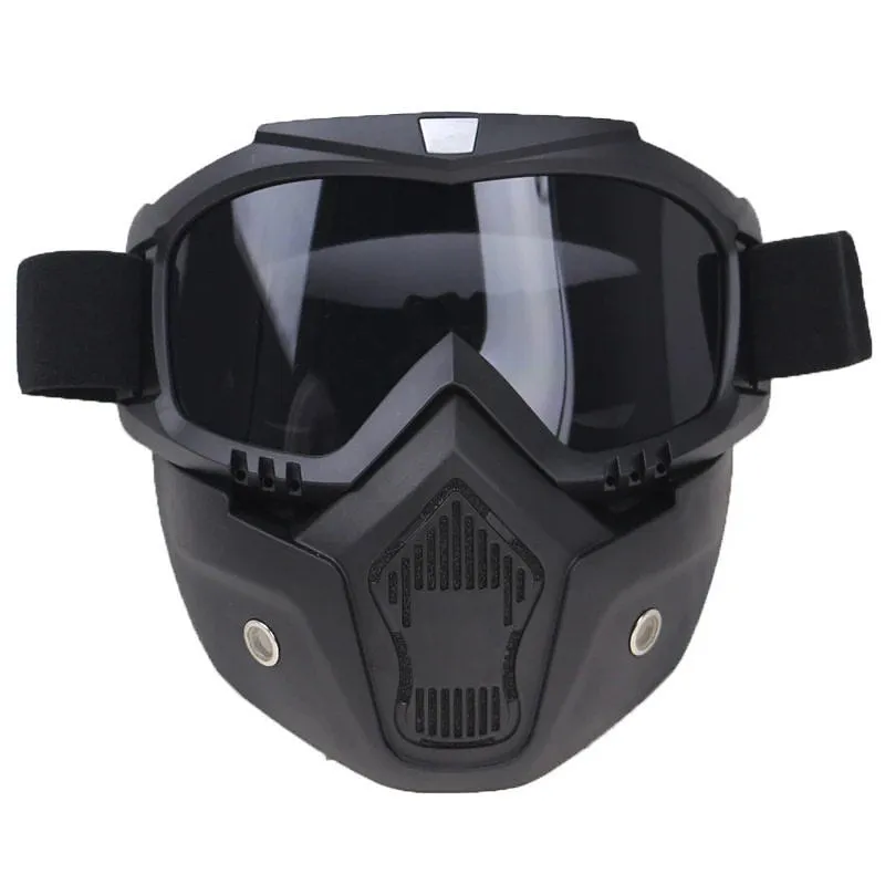 Bike Goggles Mask Anti Scratch UV Protective Face Mask