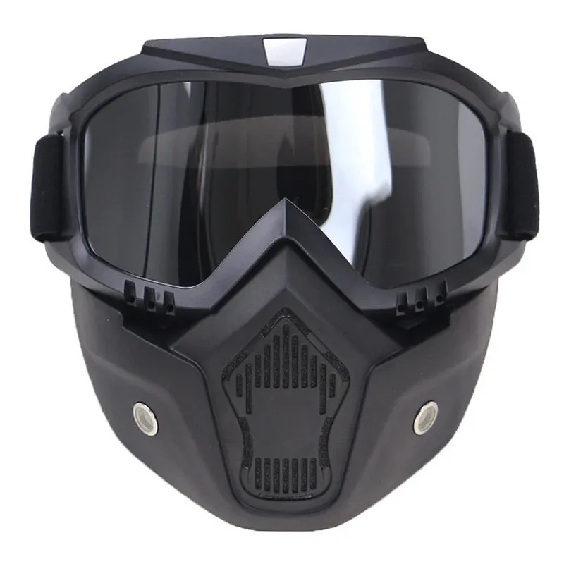 Bike Goggles Mask Anti Scratch UV Protective Face Mask