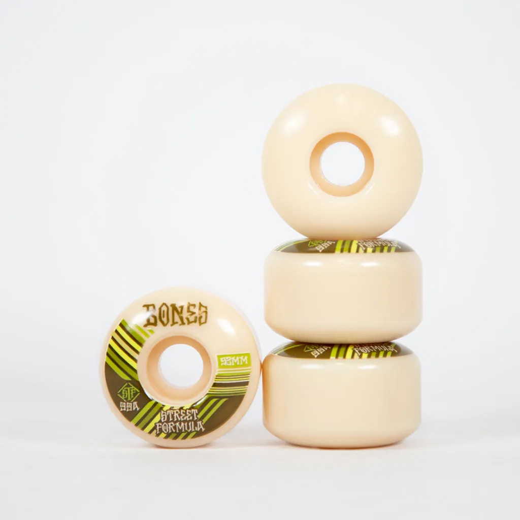 Bones - 52mm (99a) STF V4 Wide Retros Skateboard Wheels