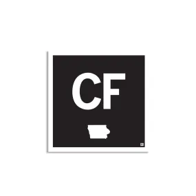 CF Logo Mini Sticker