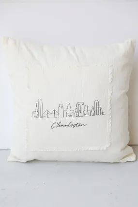 Charleston City Scape Pillow