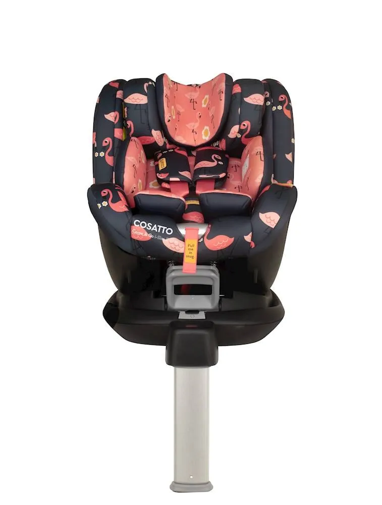 Cosatto Come and Go i-Size Rotate Car Seat - Pretty Flamingo