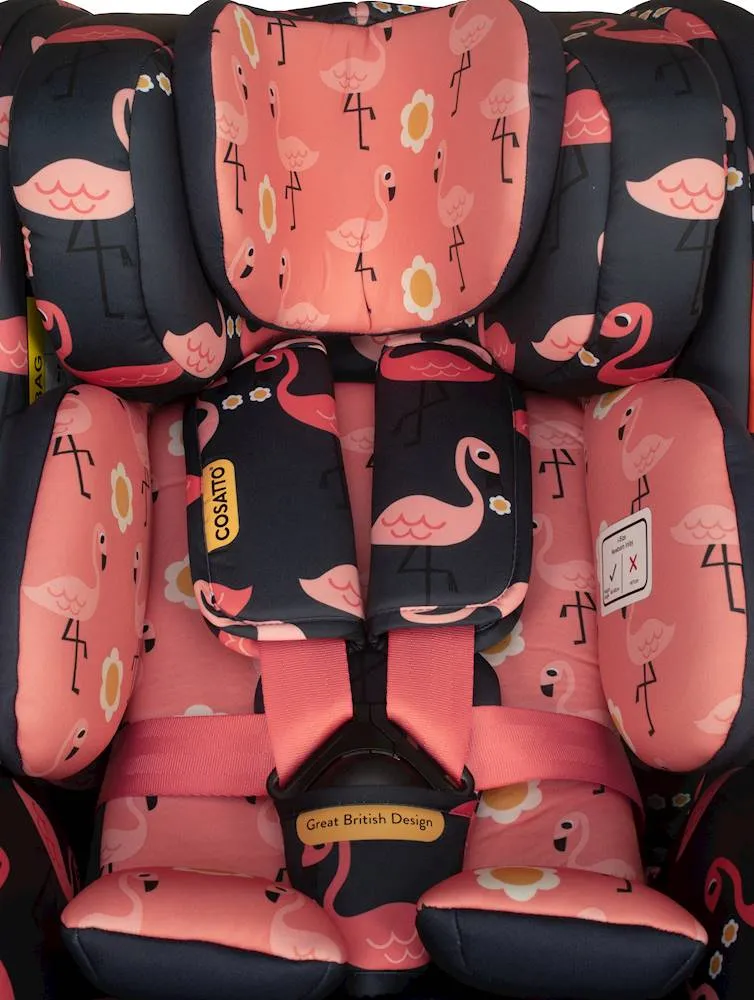 Cosatto Come and Go i-Size Rotate Car Seat - Pretty Flamingo