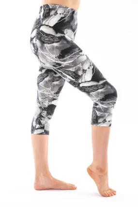 Grey Tie Dye - Capris