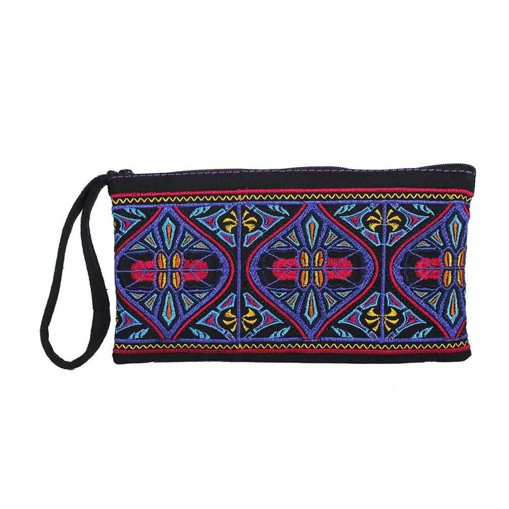 Hmong Rectangle Wristlet