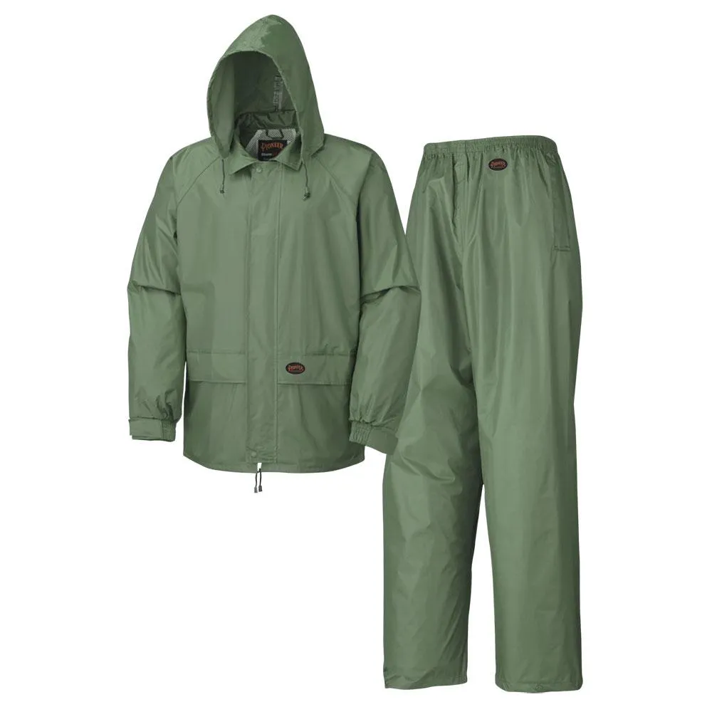 Rain Suit - Pioneer Waterproof 2-Piece Polyester/PVC Rainsuit, 583 / 883