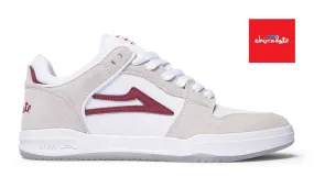 Telford Low - White/Red Suede