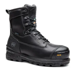 Timberland PRO Boondock HD Men's 8" WP Composite Toe Safety Boot With Vibram Arctic Grip TB0A29S7001 - Black