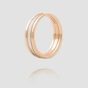 We Ring | Rose Gold White Lacquer